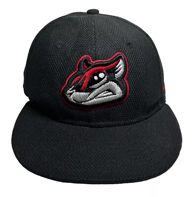 Richmond Flying Squirrels New Era 59Fifty Fitted Baseball Hat 7 1/4  Black MiLB • $15.99