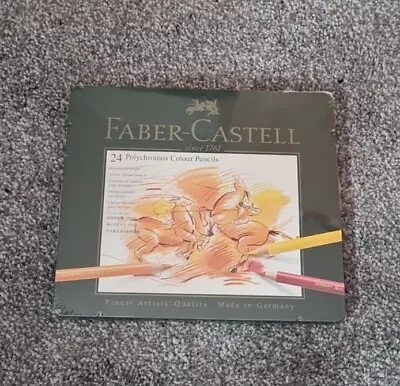 Faber Castell Polychromos Colour Pencils Tins Of 24 - Genuine Finest Quality NEW • £24.49