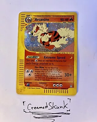 Pokémon TCG Arcanine Aquapolis H2/32 Holo 1st Edition Holo Rare • $150