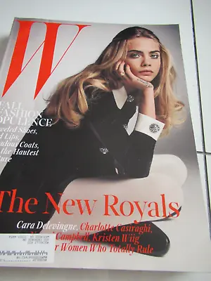 2014 October W Magazine  Cara Delevingne Fashion Cover - Best Price On Ebay Mint • $24.99
