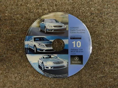 2004 Mercedes Benz COMAND Digital Road Map Canada CD# 10 FACTORY OEM  • $18.95