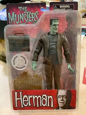 The MUNSTERS HERMAN 8  Figure - Diamond 2012 MIP- Toys R Us Exclusive • $89.99