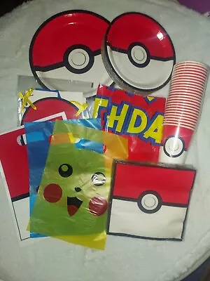 Pokemon Party Supplies Bundle  • $19