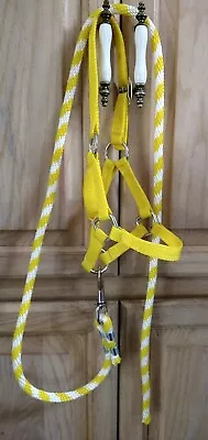 New Nylon Halter Foal Horse Mini Pony Yellow W/ Lead • $22