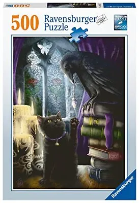 Ravensburger Black Cat And Raven 500 Piece Puzzle • $19.99