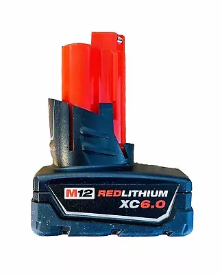 Milwaukee M12 Red Lithium XC 6.0 Ah Battery Pack • $49.99