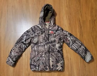 Mossy Oak Break-Up Infinity Insulated Camou Hunting Puffer Jacket Small (34-36) • $25