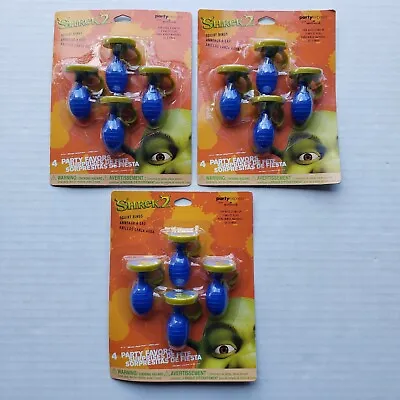 Hallmark Party Express Shrek 2 Squirt Rings Party Favors Lot Of 3 Packs Of 4 New • $19.54