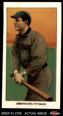 1909 T206 Reprint #2 Ed Abbaticchio Brown Sleeves Pirates VARIATION 8 - NM/MT • $5.25