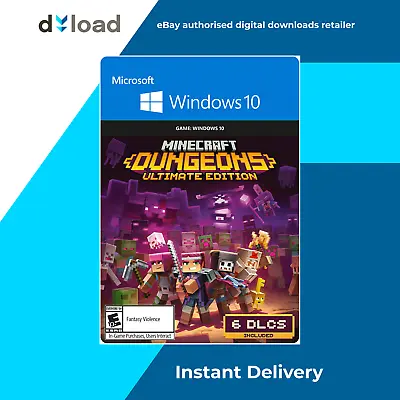 Minecraft Dungeons Ultimate Win - PC Key NTSC - Xbox Game Studios • $39.99