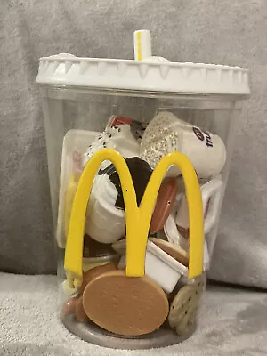$79.99 • Buy Vintage McDonalds Fast Food Play Set Large Soda Cup 26 Pieces Milk Big Mac Fries