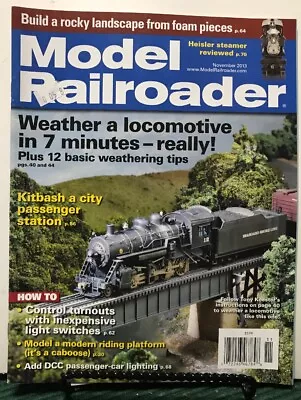 Model Railroader Weather A Locomotive In 7 Minutes Nov 2013 FREE SHIPPING JB • $11.97