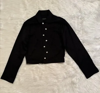 Kiko Kostadinov Mackintosh 2019 Jacket Cropped Black Medium • $562.12