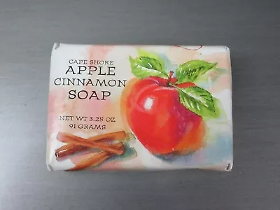 VINTAGE Cape Shore BAR SOAP 3.25 Oz Apple Cinnamon 1999 NOS Andrea Brooks USA • $12