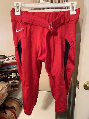 Nike Team Football Pants Size S. Red/blue Stripe/white Stripe • $10