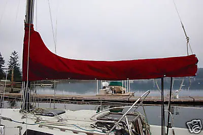 Sunbrella Jockey Red Mainsail Cover 10-11' Custom Made We Carry All Colors • $310