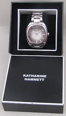 Katherine Hamnett Men's Watch In Original Box Hardly Worn Very Good Condition • £60