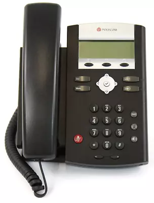 Polycom SoundPoint IP320 SIP 2-Line Desktop Phone - PoE W/out 24V Power Supply ( • $22.95