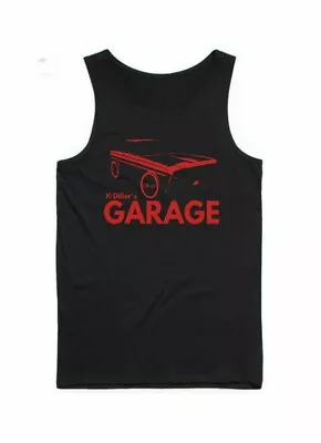 Mens Streetwear Singlet - Garage Lowrider Car Graphic Regular Fit Sleeveles Tank • $24.95