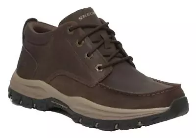 SKECHERS Men's Relaxed Fit Air Cooled Memory Foam Hiking Boots Med & Wide 2E • $79.99