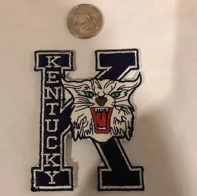 $6.39 • Buy University Of Kentucky Wildcats Vintage Embroidered Iron On Patch  3 X 3.5”