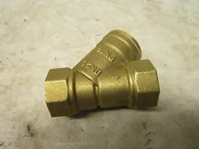 No Name Dn25 Pn16 1  Npt Threaded Wye Y Bronze Strainer 300 Psi Screen Size 3/64 • $12.50