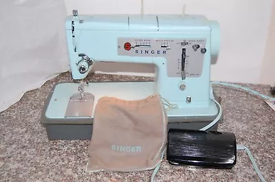 J8  Singer Model 348 Robin Egg Blue Sewing Machine Repair Parts • $15