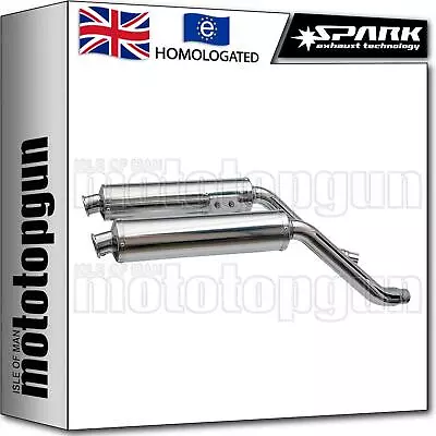 Spark 2 Exhaust High Approved Titanium Round Ducati Monster 1000 • $940.90