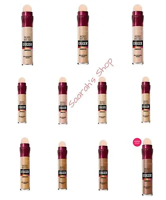 Maybelline Instant Age Rewind Eraser Concealer Eye Dark Circle ALL 11 SHADES • £9.95