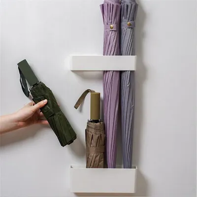 $18.55 • Buy Wall-Mounted Umbrella Stand Umbrella Holder Shelf Standing Draining Can Storage