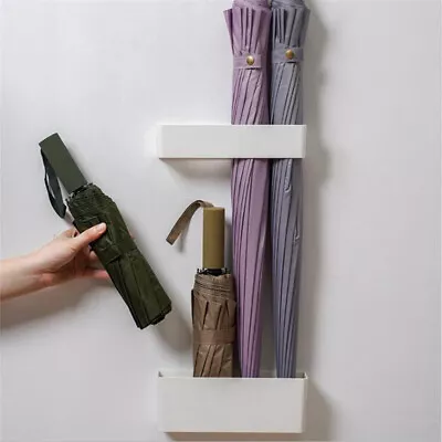 $18.55 • Buy Wall-Mounted Umbrella Stand Umbrella Holder Shelf Standing Draining Can Storage