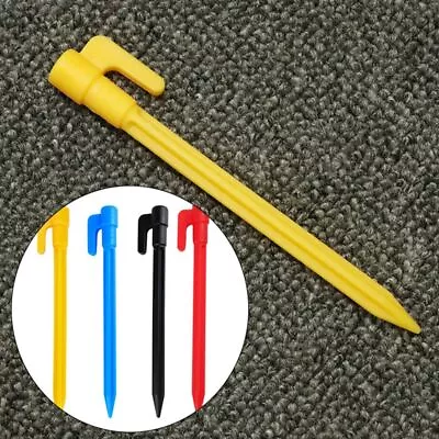Quality Outdoor Tool Plastic Tent Pegs Accessories Tent Stake Camping Nails • £3.35
