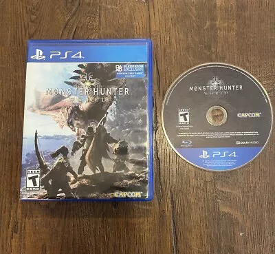 Monster Hunter: World - PS4 Sony Playstation 4 Video Game No Manual • $9.99