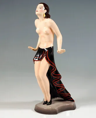 $3084.15 • Buy GOLDSCHEIDER Revue Female Dancer Girl Half Nude Rock Figure Lorenzl Mnr : 8460