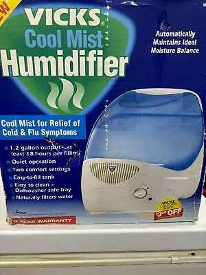 Vicks  Cool Mist Humidifier 1.2Gal • $20