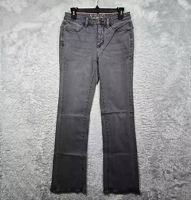 G BY GIULIANA Jeans Womens 8 Gray Wash Inside Slit Bootcut Mid Rise NWT 29x32 • $24.99