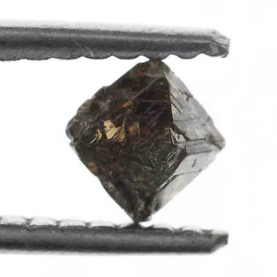 Octahedron 0.78 Carat Natural Loose Dark Brown 5.78X4.54X4.15MM Rough Diamond • $34