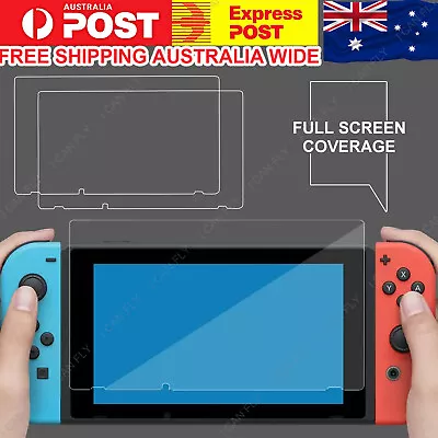 2x Nintendo Switch Tempered Glass Screen Protector For Nintendo Switch DF • $4.33