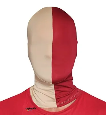 Morphsuit Mask For Halloween - Gold/Maroon • $14.99