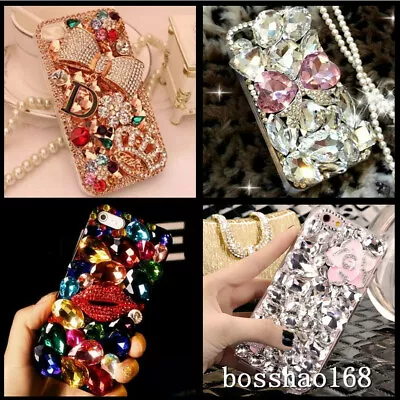 For Motorola G Pure/G Stylus/One 5G Ace/iPhone 12 13 14 Pro Max Bling Women Case • $5.98