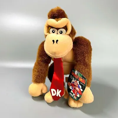 Rare 1995 Super Donkey Kong Vintage Plush Doll Banpresto 9  Nintendo Retro Japan • $106