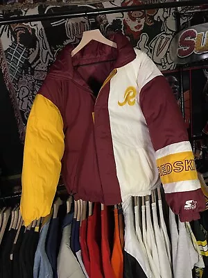 Vintage Reversible Washington Puffy Jacket • $79.99