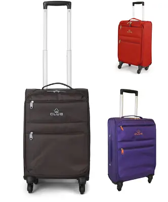 55cm Cabin Approved 4 Wheel Spinner Trolley Hand Luggage Carry On Suitcase Bag • £29.99