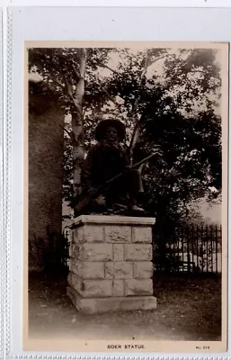 (Gc7594) RPPC Boer Statue R.E.Barracks Chatham Kent C1915 • £6.74