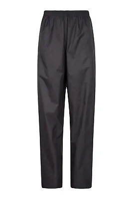 Mountain Warehouse Womens Waterproof Over Trousers Walking Rain Pants Ladies • £18.99