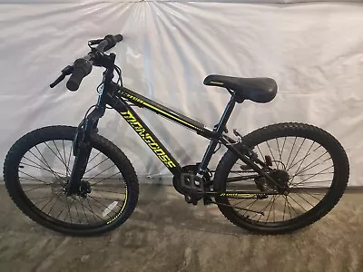 Mongoose Excursion Mountain Bike 24  21 Speed - Black/Neon Green • $100