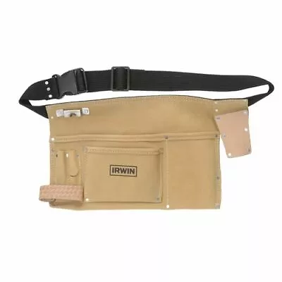 Irwin 5 Pocket Split Leather Construction Tool Belt - USA Brand • $79.95