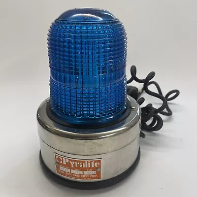 Pyralite Work Area Protection Strobe Light ST-2 Blue Safety Magnetic Base 12v • $40