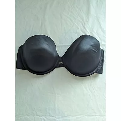 Self Expressions By Maidenform I-Fit Sz 36C Strapless Bra Black 05762 • $18.12