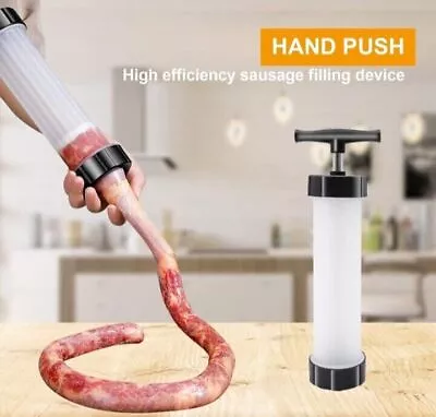 Sausage Maker Meat Filler Salami Maker Sausage Stuffer Syringe Filling Machine • £6.12